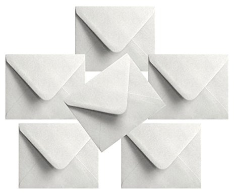 House of Card & Paper Briefumschläge, C6, Weiß, 50 Stück