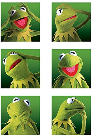 Pyramid The Muppets Kermit Boxes, 60 x 80 cm, Leinwanddruck, Mehrfarbig