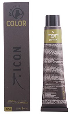 Icon Ecotech Natural Color 7.4 Medium Copper Blonde Tinte - 60 ml