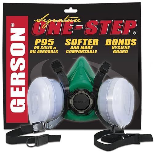 GERSON NIOSH 8311 One Step Disposable Half Mask Respirator Large