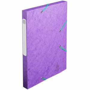 Exacompta 25 x Sammelbox Nature Future A4 25mm Manila-Karton lila