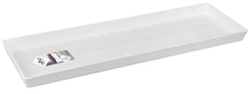 Elho Loft Urban Balconnière Soucoupe 50 - Soucoupe pour Extérieur - Ø 47.3 x H 2.6 cm - Blanc/Blanc