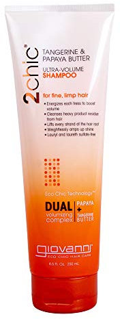 Giovanni 2Chic Ultra-Volume Tangerine & Papaya Butter Shampoo, 8.5-Ounce by Giovanni Cosmetics, Inc.