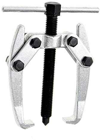 KATSU Extractor de Rodamientos de Engranajes de Dos Mordazas 60mm, Acero al Carbono 2 Brazos Extractor de Cojinetes de Engranajes para Coche Motocicleta Reparación Automática