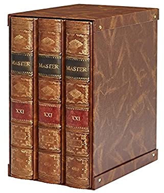 Pardo 232306 – Pack 3-Ordner, Folio Größe, 2 Ringe, 40 mm, braun