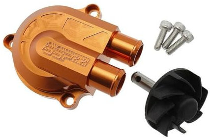 Wasserpumpe STAGE6 SSP-CNC in orange für YAMAHA Aerox 50 (ab Bj. 1999)Typ:SA14