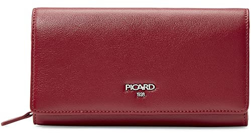 Picard Damen Geldbörse Bingo aus Echtleder Groß | mit Druckknopf | Geldbörse | Alltag