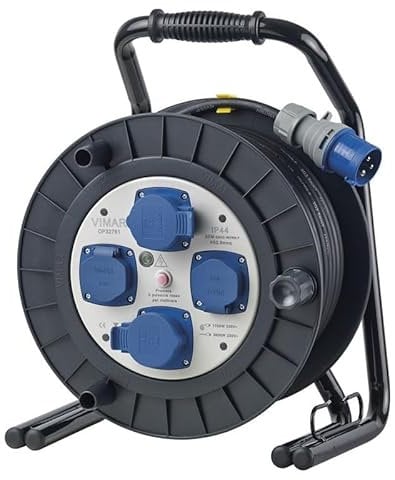 Avvolgicavo industriale 16A 4 uscite 30m