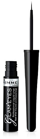Rimmel London Glam'Eyes Professional Liquid Eyeliner - Black Glamour