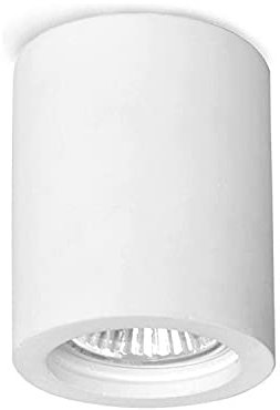 112177 Gips-Decken-Anbauleuchte, GU10, rund