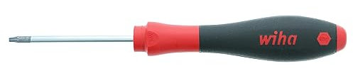 Wiha Schraubendreher SoftFinish® TORX® mit Rundklinge (01288) T8 x 60 mm ergonomischer Griff für kraftvolles Drehen, Allrounder für Industrie und Handwerk