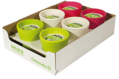 Bougie citronnelle en terre cuite fiji-colores