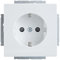 Busch-Jaeger 20 EUCKS-84 SCHUKO® Steckdose mit erh. Berührungsschutz (Thermoplast) Studioweiß 2CKA002013A5245 future® linear