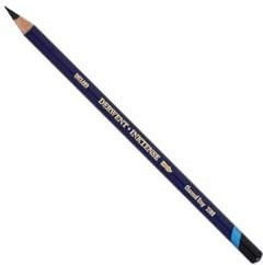 Derwent Inktense Permanent Watercolour Single Pencil, Charcoal Grey (2100), 4mm Premium Core Strength, Water-Soluble, Ideal for Drawing, Colouring & Painting on Paper & Fabric, Professional Quality (0700923)
