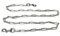 Ancol Heritage Heavy Kennel Chain - Silver Steel Durable Dog Tether with Heavy Duty Trigger Hooks - Secure Kennel or Garden Use - 225cm