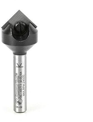 Amana Tool - RC-45711 In-Tech Insert Carbide V Groove 90 Deg x 11/16 Dia x 21/64 x 1/4 Inc