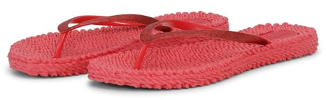Ilse Jacobsen HORNBÆK | Cheerful01 | Damen Flip Flops mit Glitter | Dänische Design | Sommer Strand Zehentrenner