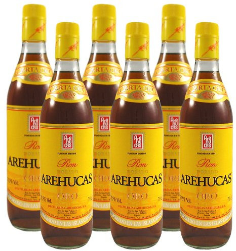 Arehucas Ron Oro Sparpaket 6 x 0,7 l