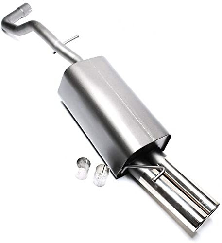 TA Technix Sportendschalldämpfer 2x76mm Audi A3/Seat Leon/VW Golf IV/ New Beetle/New Beetle Cabrio
