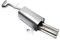 TA Technix Sportendschalldämpfer 2x76mm Audi A3/Seat Leon/VW Golf IV/ New Beetle/New Beetle Cabrio