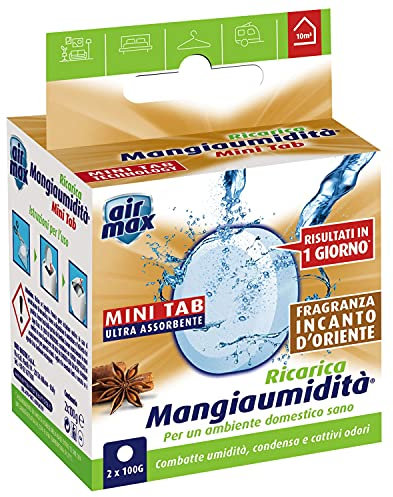 AIRMAX D0304 Ricarica Mini Tabs, Incanto d'oriente, 2x100gr