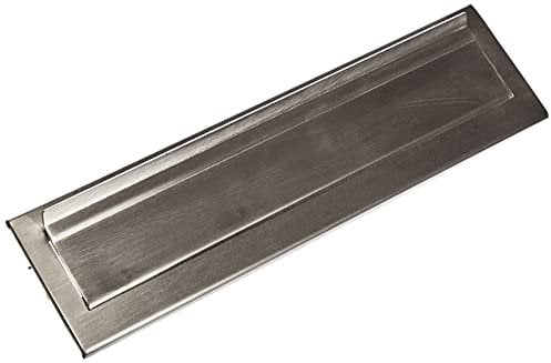 BTV | Bocacartas Construidos en Aluminio Pintado y Acero Inoxidable | Acabado Mate | 29 x 7.4 x 0.2 cm