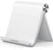 UGREEN Soporte Móvil Mesa, Stand Multiángulo para Smartphones Ajustable Compatible con iPhone 16/15/14/13/12, Galaxy S24/S23, Xiaomi Redmi 10/9 Pro Blanco