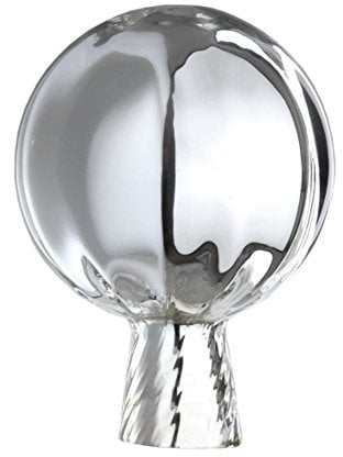 Farbglashütte Lauscha GmbH - ELIAS Glashütte Original Rosenkugel 18 cm Silber Verspiegelt