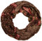 styleBREAKER Loop Schlauchschal mit Blumen Alloverprint Mustermix, Crash and Crinkle, Paisley, Punkte, Blüten, Rosen 01014008, Farbe:Braun