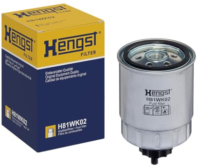 HENGST - Kraftstofffilter H81WK02 - Hochwertiger Kraftstoff-Anschraubfilter für KFZ - Entfernt Staub und Schmutz aus Otto- oder Dieselmotoren - Schützt das Einspritzsystem