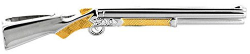 David Van Hagen Silber/Gold 2-Tone-Gewehr Krawattenklammer