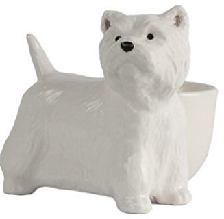 Quail Ceramics - Westie with Egg Cup