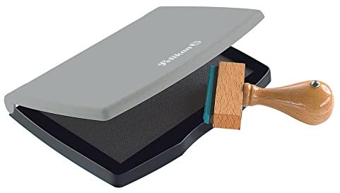 Pelikan Kunststoffstempelkissen 2E, 7 x 11 cm, 1 Set, schwarz