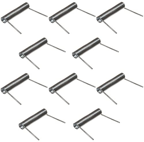 Pack of Ten 35mm Zinc Plated Torsion Springs (suit Traditional Letterboxes/Letter Plates)