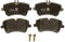 TRW GDB1413 Plaquettes de Frein Kit de 4 pour Mercedes-Benz CLASSE C (W203) 2000-2007 Essieu Avant et Autres Véhicules