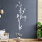 kleiner Schmetterling - Pflanze - Bambus Wandtattoo in 6 Größen - Wandaufkleber Wall Sticker - Dekoration, Küche, Wohnzimmer, Schlafzimmer, Badezimmer