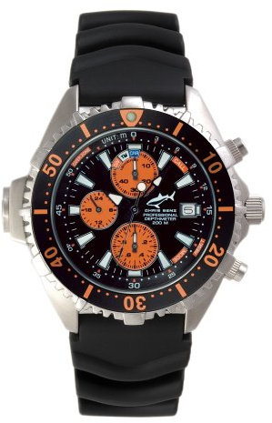 Chris Benz Depthmeter Chronograph CB-C-ORANGE-KB Herrenchronograph Tiefenmesser