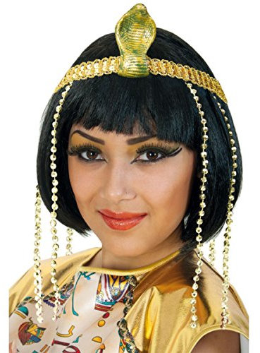 FASCHING 64589 Stirnband Cleopatra Schlange Pailletten NEU/OVP