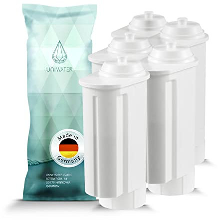 Universitea of Tea 5 Wasserfilterpatronen für Siemens/Bosch, Gaggenau, Neff, VeroBar-Professional Kaffeevollautomaten