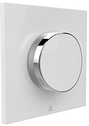 AwoX SP-B SmartPEBBLE Schalter Bluetooth Steuerrung über Gestik Kunststoff/Metall weiß/chrom 80 x 80 mm