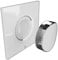 AwoX SP-B SmartPEBBLE Schalter Bluetooth Steuerrung über Gestik Kunststoff/Metall weiß/chrom 80 x 80 mm