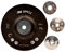 Plateau 3M haute performance, 180 mm, M14, noir, 1 plateau / carton