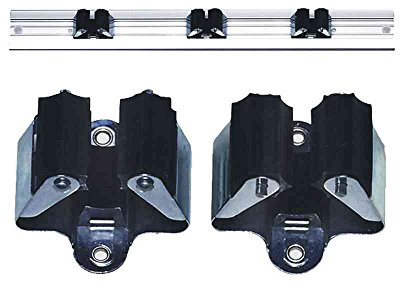 Star 1-25SB Gerätehalter 2 Stück 25 mm mit schwarzen Gummiteilen