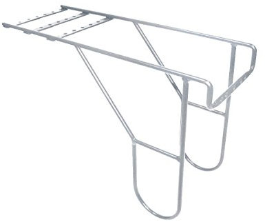 Basil Verlängerungsteil Für Gepäckträger Carrier Extender-Length Gepäckträgerverlängerung, Silver, 41 x 15 x 26 cm