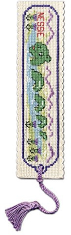 Textile Heritage Collection Cross Stitch Bookmark Kit - Loch Ness Monster