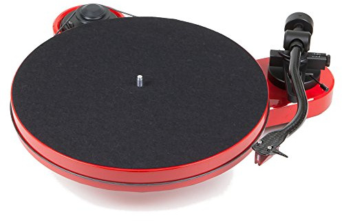 Pro-Ject RPM 1 Project RPM 1 Giradischi in carbonio con cartuccia Ortofon 2M, colore rosso lucido-nero