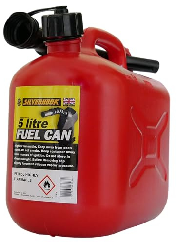 Silverhook Plastic Fuel Can Red