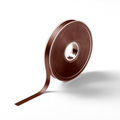 Prym Satin Ribbon 15 mm Medium, 100% Polyester, mid-Brown