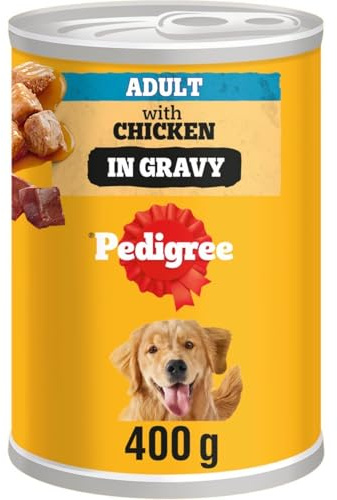 Pedigree Can in Gravy with Chicken 400 g (Pack of 12)