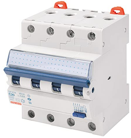 Gewiss GW94067 - interruttori automatici (Blu, Bianco)